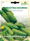Agurkų sėklos, agurkai Piccolo Verde di Parigi
